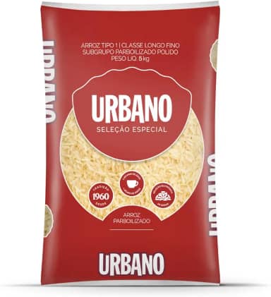 Arroz Parboilizado Urbano 5kg
