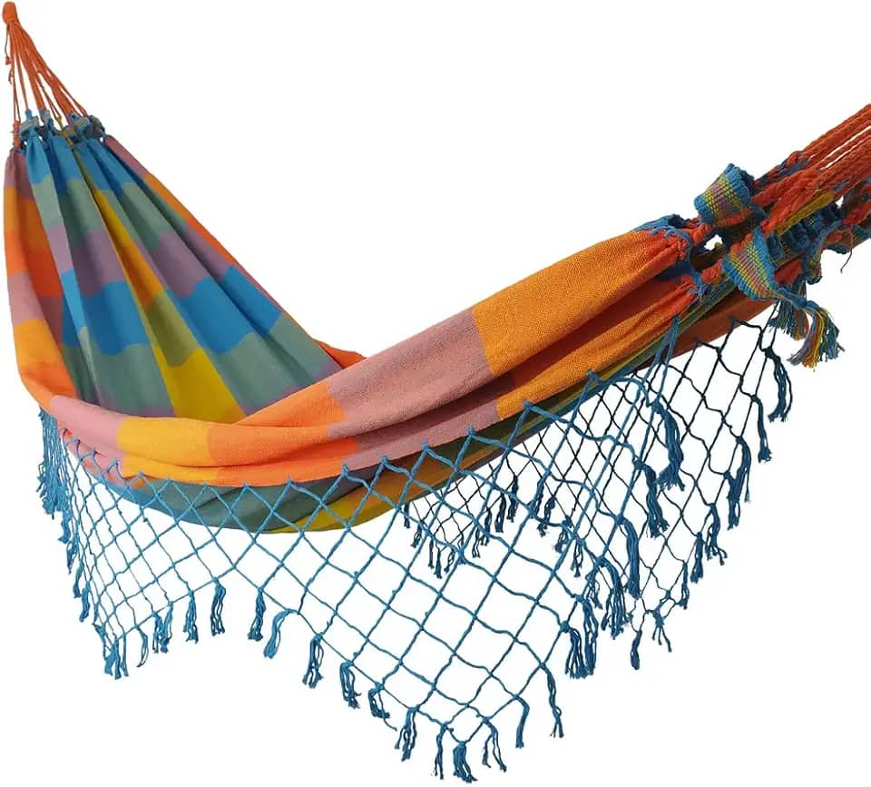 Rede de Dormir Casal Costura Reforçada Cor:Colorido