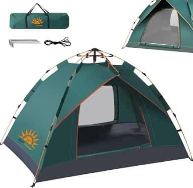 Barraca de Camping 2-3 Pessoas Impermeável Automática com Mosquiteiro