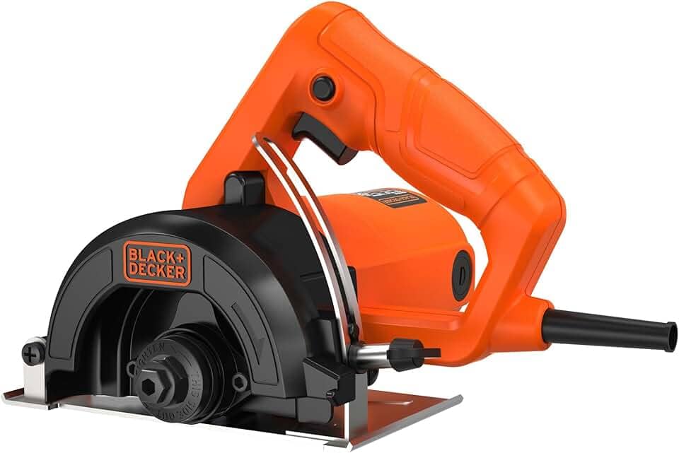 BLACK+DECKER Serra Mármore 115mm, Potência 1200W, Sem Disco, BES41200, 220V