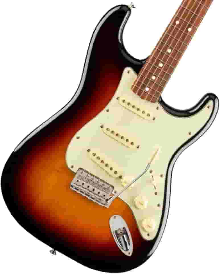 Fender Guitarra elétrica Vintera 60s Stratocaster, Sunburst de 3 cores, escala Pau Ferro