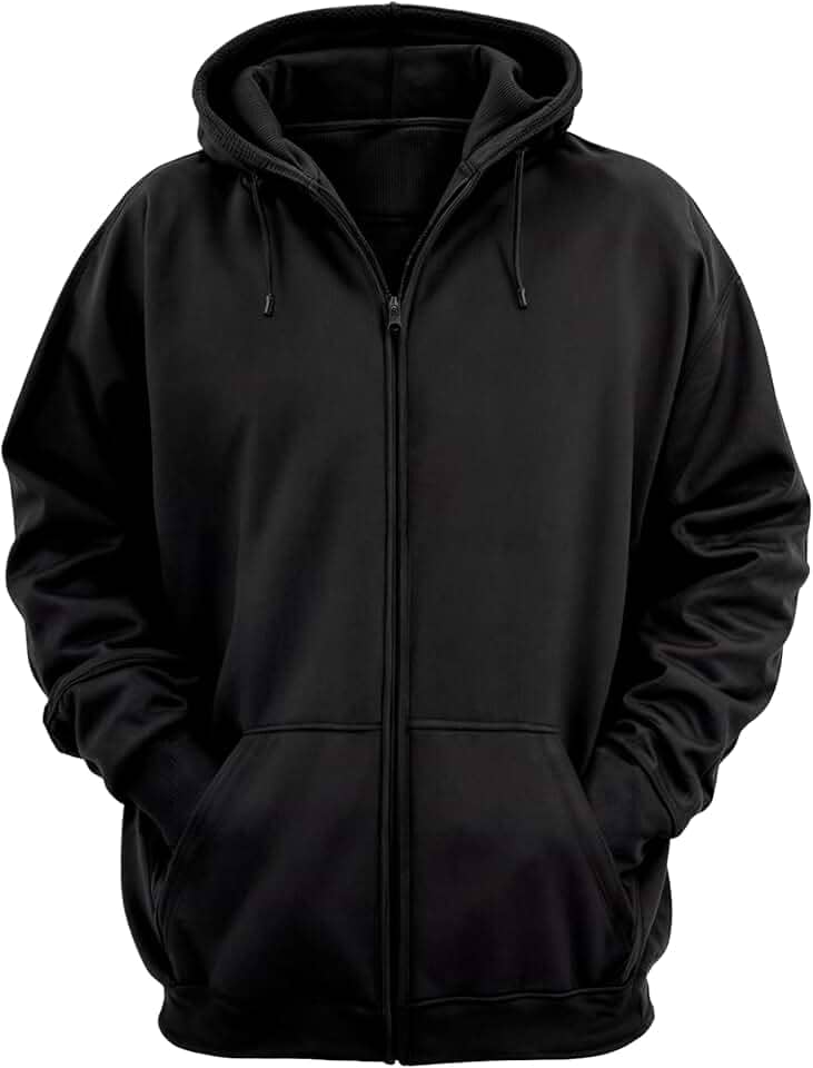 Moletom com Zíper Liso Sem Estampa Blusa de Frio Com Capuz Casaco Fechado Flanelado em Algodão Aberto Unissex Feminino Masculino Blusão