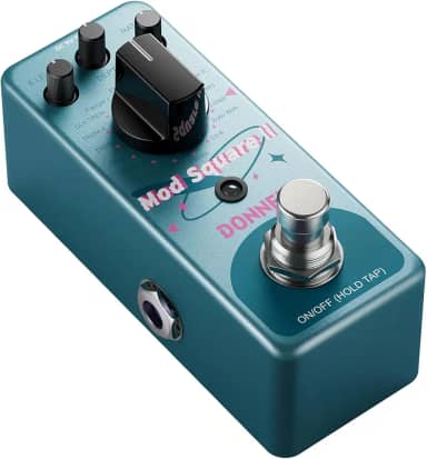 Donner Pedal De Modulação - Mod Square Ⅱ Para Pedal Boards De Guitarra Elétrica, 16 Efeitos Chorus Phaser Tremolo Flanger Rotary Vibrato Wah Lo-Fi Detune 16 Modos De Modulação, True Bypass