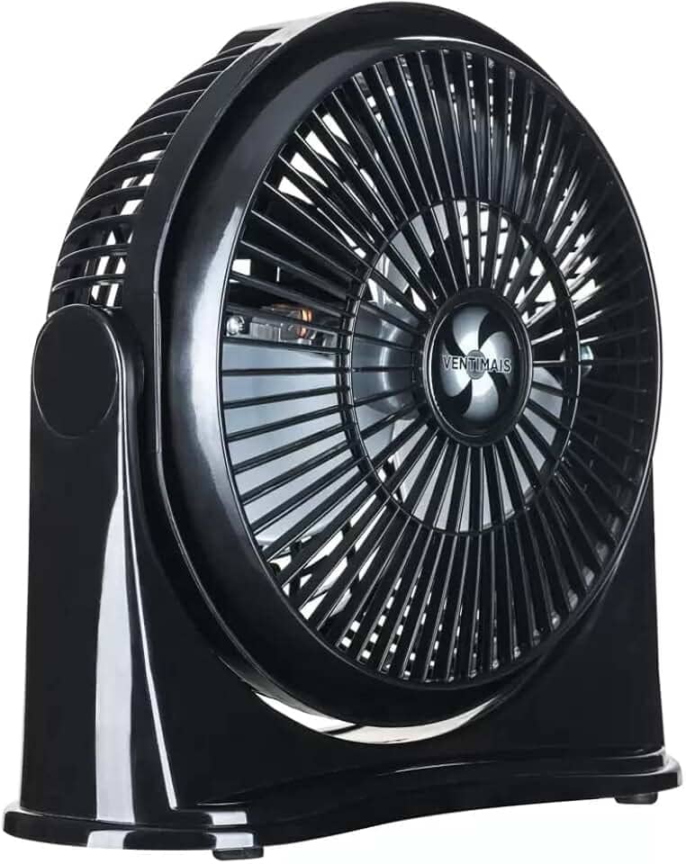 CIRCULADOR DE AR 25CM PRETO PRATA 220V VENTIMAIS