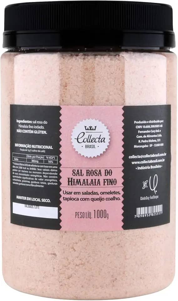 Collecta Sal Rosa Do Himalaia Fino 1000G