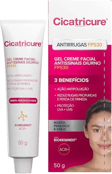 Creme Gel Antissinais Cicatricure FPS 30 Diurno 50g