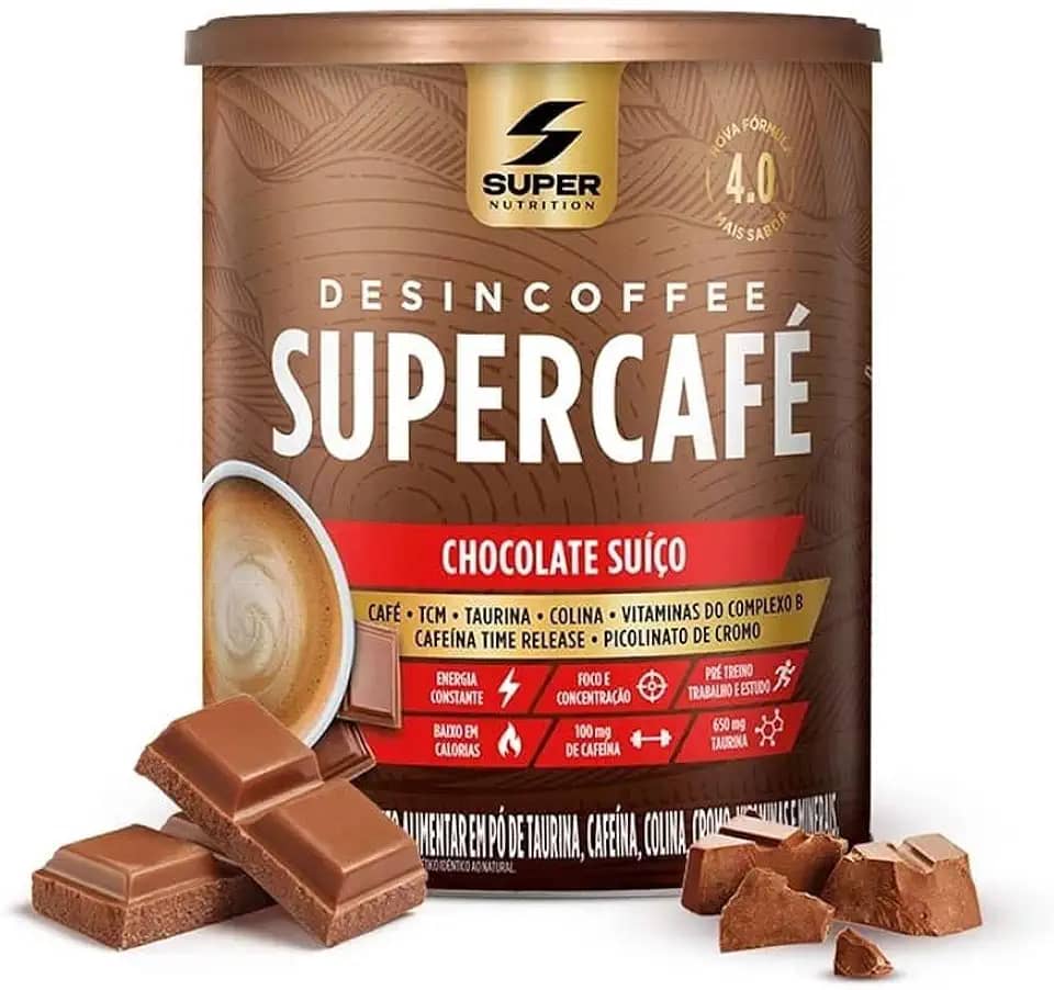 Supercafé Desincoffee (220g), Chocolate Suiço