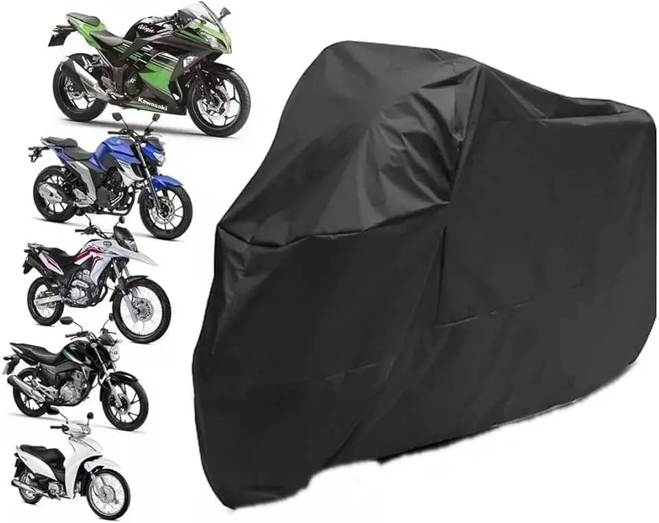 Capa de Cobrir Moto em Couro Protetora Impermeável Anti-uv (FAZER 250)