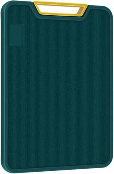 Tábua de Corte Polietileno Antibacteriana – Resistente, Não Mancha, Ideal para Carne, Legumes e Cozinha Profissional – Alça Ergonômica – Fácil Limpeza – 34x28cm | Premium InoVibes