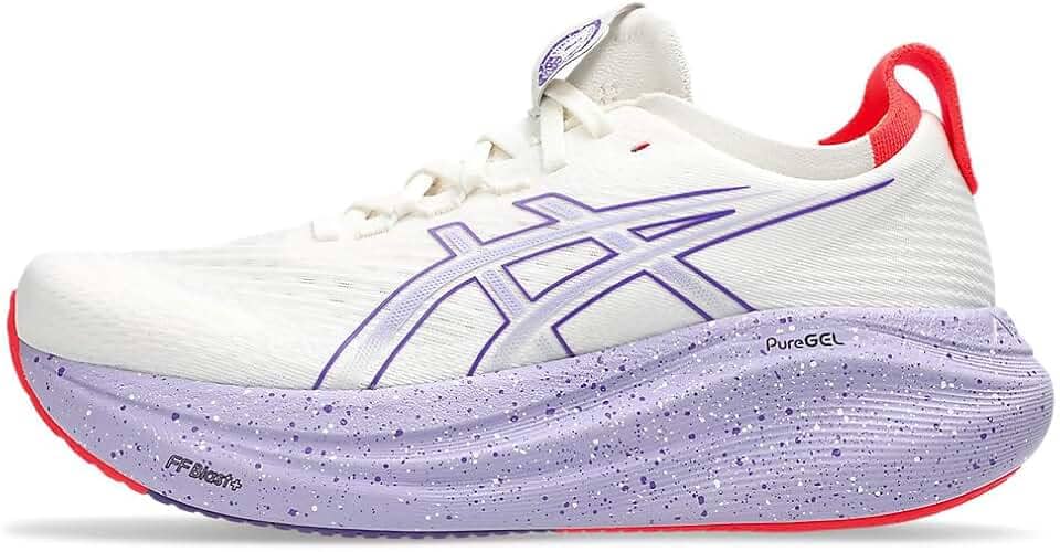 Tênis Asics Gel-nimbus 27 Tokyo Feminino - Bege/roxo - 34
