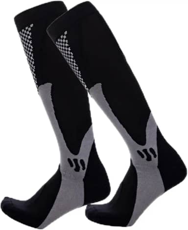 Meia de Alta Compressão Profissional Estimula Circulação Corrida Ciclismo Varizes Alívio