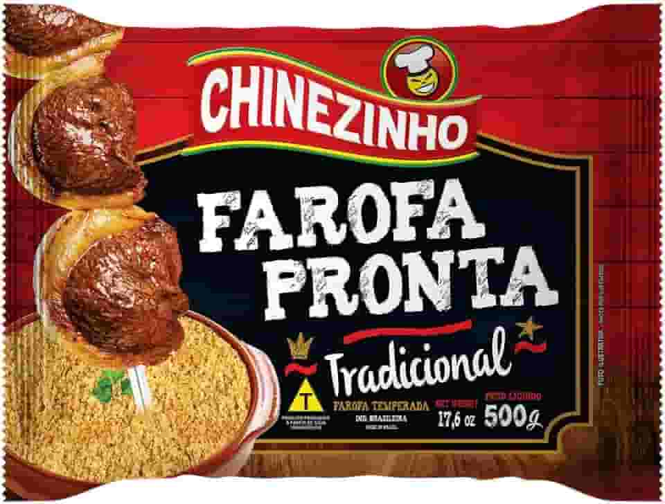 Chinezinho, Farofa Pronta Temperada, 400 Gramas