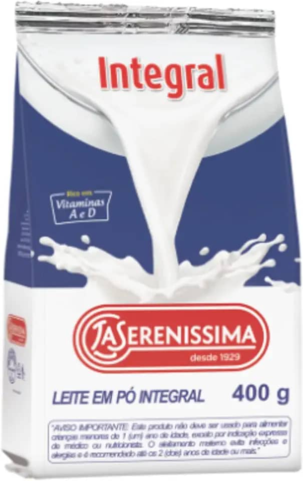 Leite em Pó Integral - 400g