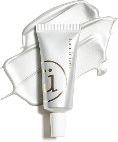 M2U NYC Iluminador Líquido Para Maquiagem, Leve Um Brilho Radiante Natural Com Brilho, Hidratante Ultrassuave, Intensificador Rosto, Maçãs Do Rosto E Corpo, Pink Pearl (Pearl Moon)