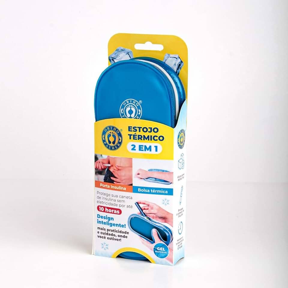 ESTOJO TÉRMICO ICEPAUHER 2 EM 1 - PORTA INSULINA E BOLSA TÉRMICA