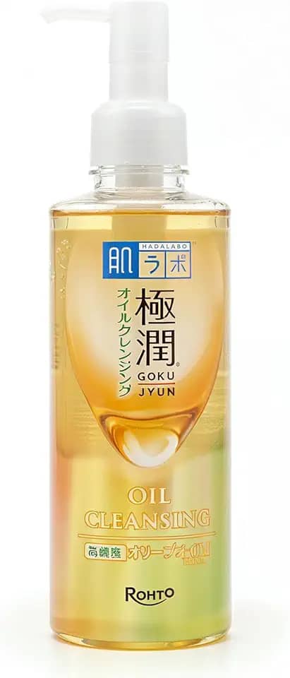 Gokujyun Oil Cleasing - Óleo Removedor de Maquiagem com Ácido Hialurônico 200ml, Hada Labo