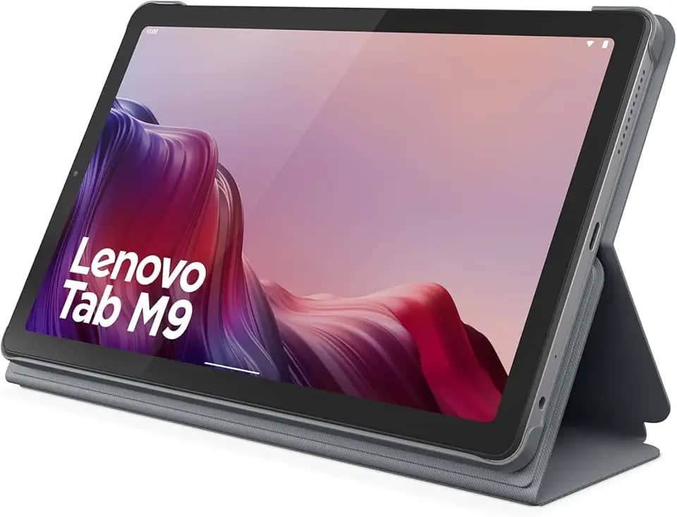 Lenovo Tab M9-2023 - Tablet - Bateria de longa duração - HD de 9 polegadas - Câmera frontal de 2 MP e traseira de 8 MP - Memória de 4 GB - Armazenamento de 64 GB - Android 12 ou posterior - Capa fólio