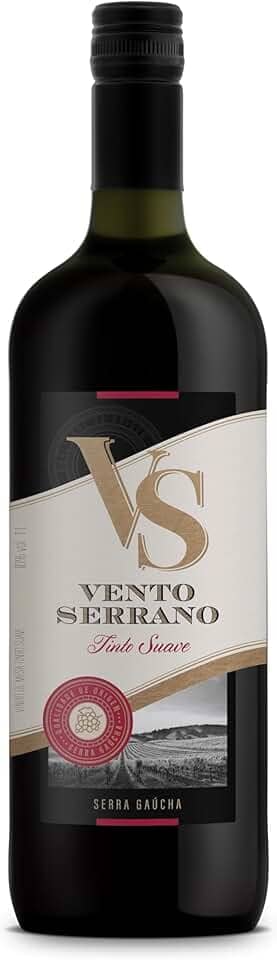 Vinho Tinto de Mesa Suave 1L - Vento Serrano