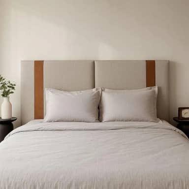 Cabeceira Dobrável ARTE Casal Cama Box Linho 1,38 Casal