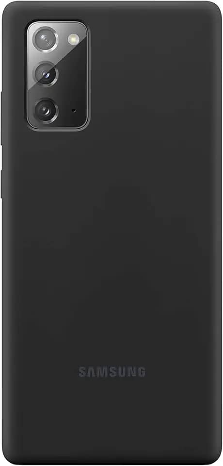 Capa Protetora Silicone Preta Galaxy Note 20