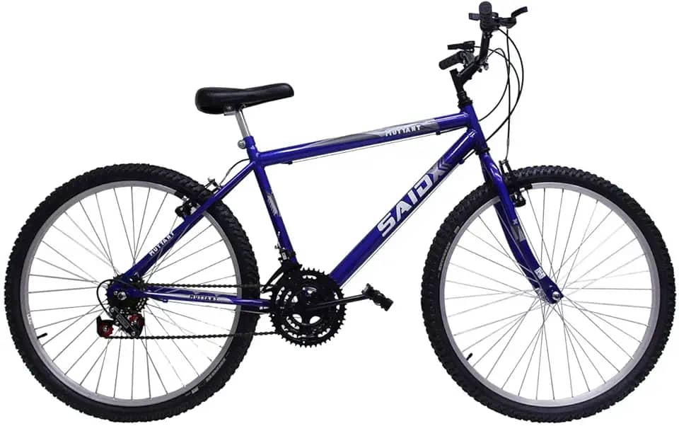 Bicicleta Aro 26 Quadro Aço 18 Marchas Rodas Alumínio Freio V-Brake Adulto Infantil