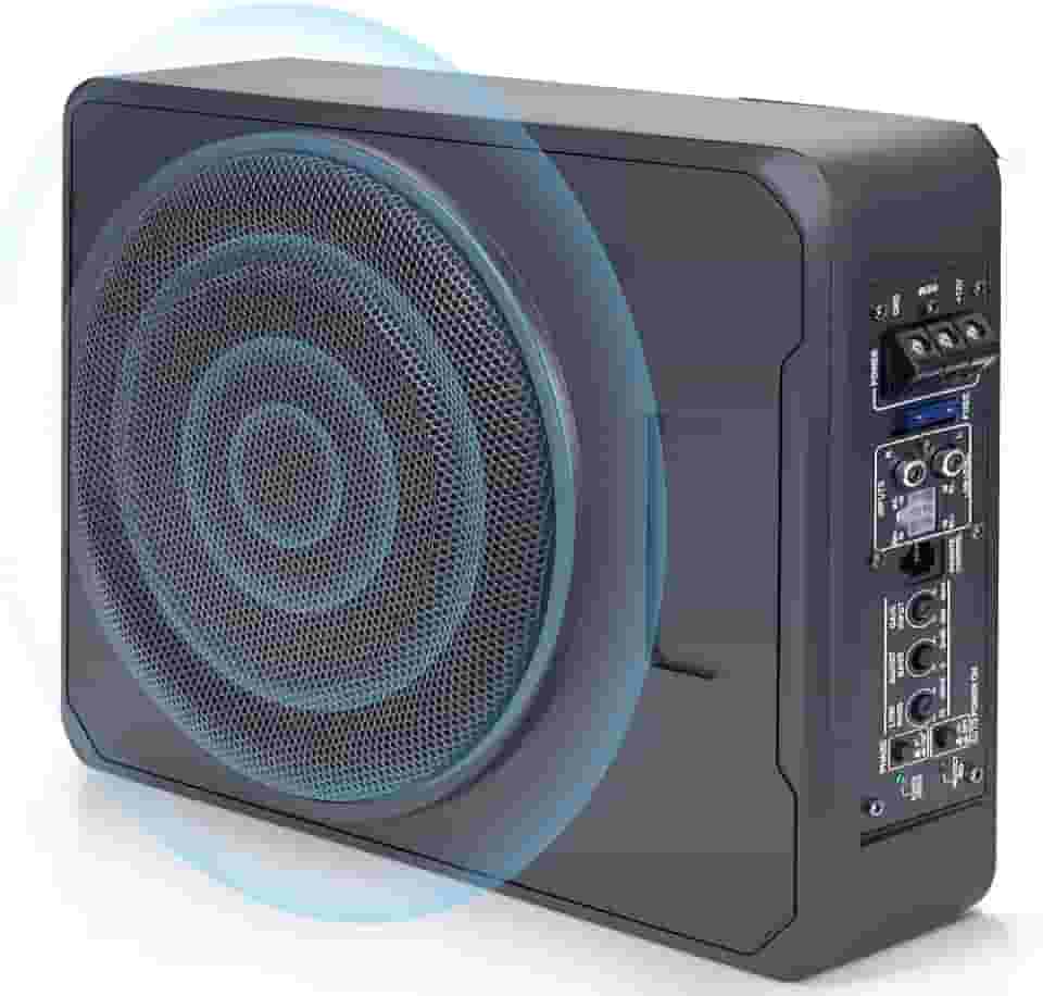 Subwoofer Automotivo, 11-15V, Caixa Ativa, Caixa Ativa Amplificada Subwoofer Slim 150w, Caixa de Som Automotivo e Alto Falante
