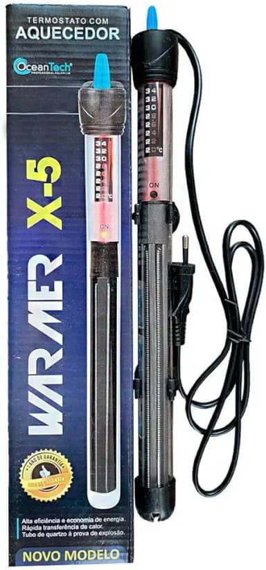 Aquecedor Com Termostato Ocean Tech X-5 25W - 220V