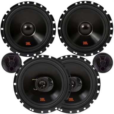 Kit Som Automotivo Completo Flex 4: Par de Alto Falantes Triaxial 6TRFX55 (110W RMS) + Par de Auto Falantes 2 Vias 62VFX55 (110W RMS) - POTÊNCIA, CLAREZA E IMERSÃO para seu Carro!