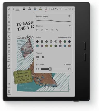 BOOX Tablet Go Color 7 Gen II E Ink Tablet 4G 64G Suporte Active Stylus InkSense (preto)