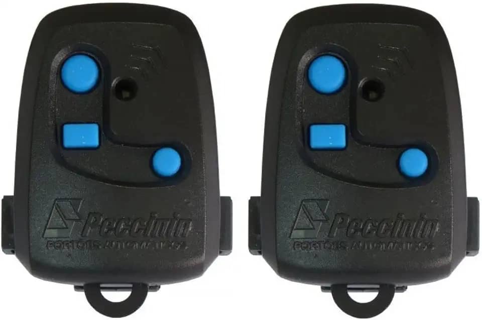Kit 2 Controle Remoto TX 3C Peccinin Nice 433 Mhz Portão Eletrônico