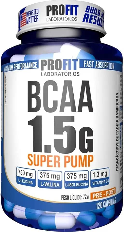 Profit Bcaa 1.5G 120 Cápsulas