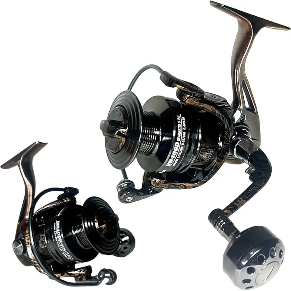 MARURI, Molinete De Pesca Praia Debao HM 4000-13 Rolamentos - Drag: 12kg - Antiferrugem - Em Aluminio