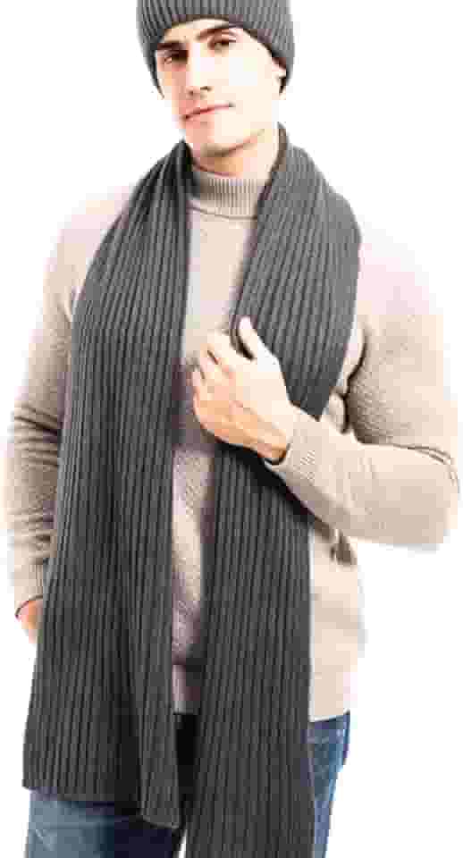 Cachecol Masculino de Lã Inverno Quentinho, Sofisticado e Perfeito para Looks Urbanos