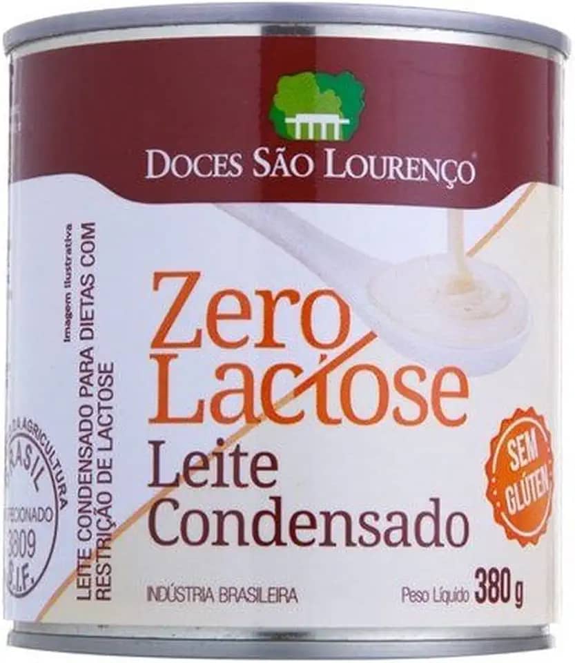 Leite Condensado Zero Lactose Doces São Lourenço 380g