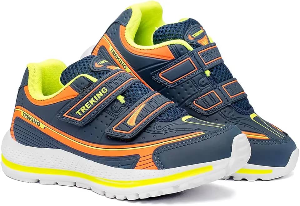 Tênis Infantil em sintético com sola em borracha. Perfeito e resistente para o dia a dia agitado do seu pequeno!