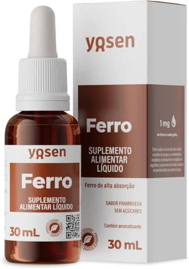 Ferro de Alta Absorção Ydrosolv Yosen 30 mL