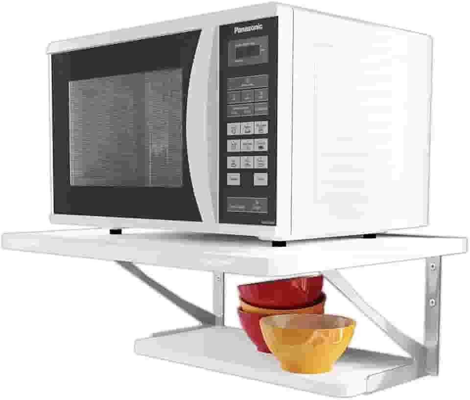 Suporte Para Micro-ondas com 2 prateleiras Multivisão Branco - 2Z-UV