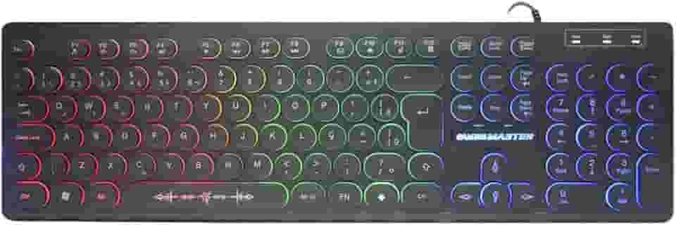 Teclado Gamer SteamPunk LED Teclas Iluminadas Anti Ghosting KM76 KMEX