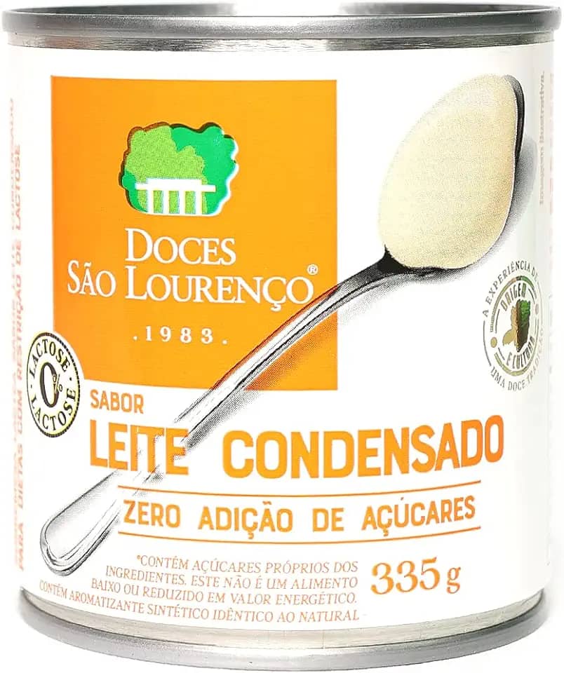Leite condensado zero lactose zero açucar 335g
