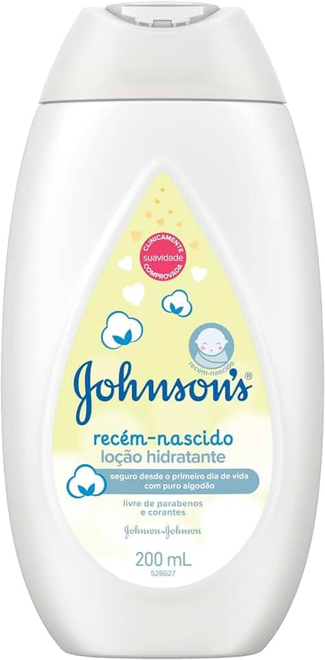 Johnson's Baby Loção Hidratante Para Uso Diário Recém Nascido,200ml