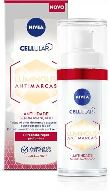 NIVEA Sérum Facial Cellular Luminous 630® ANTIMARCAS Anti-idade 30ml
