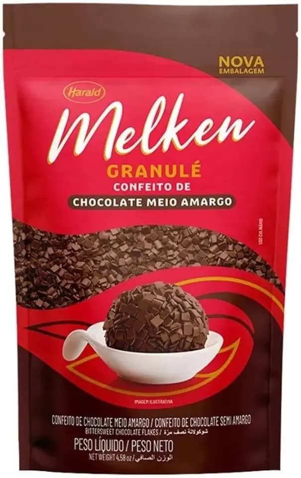 Chocolate Granulado Meio Amargo Granulé 400G Melken Harald