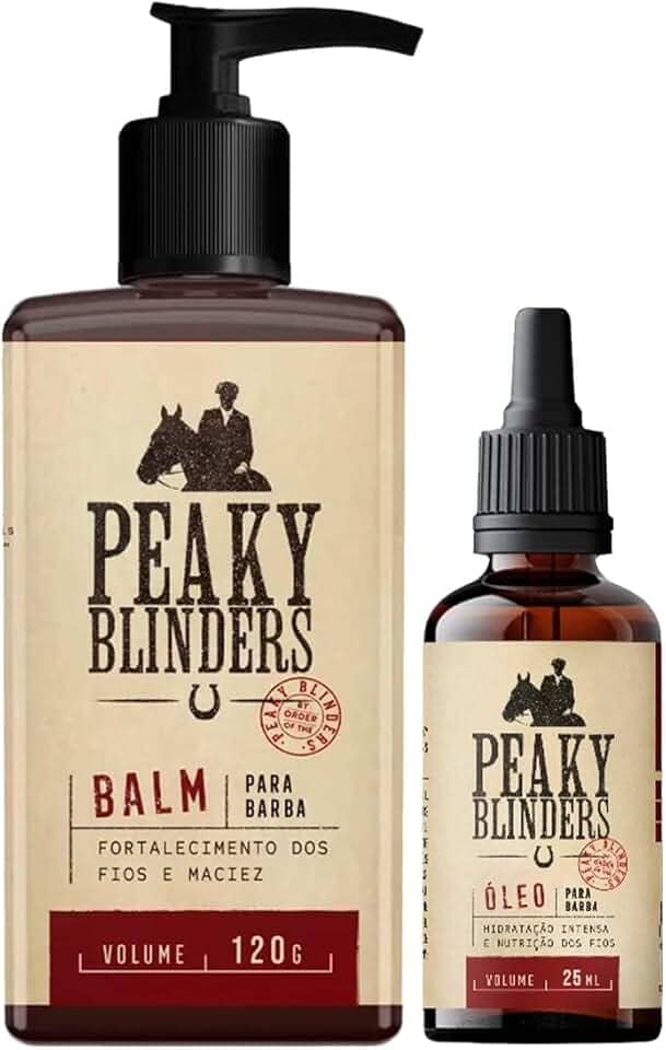 Don Alcides, Kit Balm e Óleo Para Barba Peaky Blinders Don Alcides
