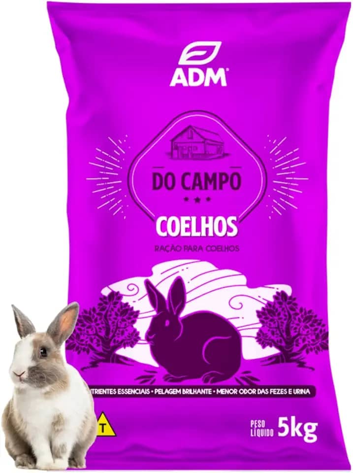 Ração Natural Presence Linha do Campo para Coelhos - 5kg