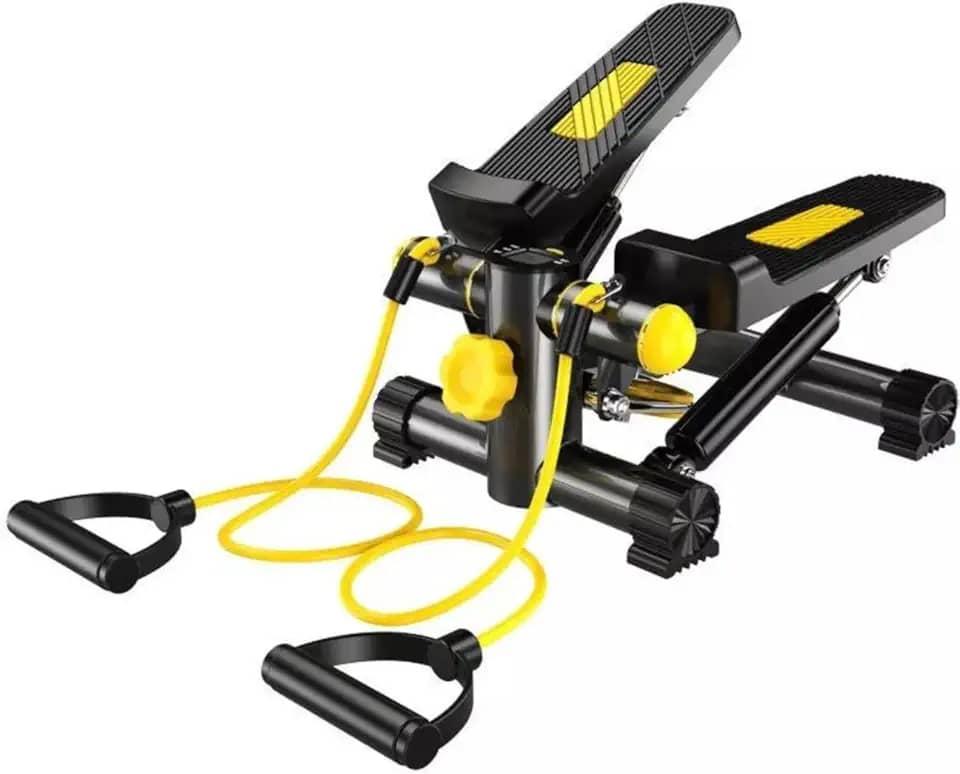 Mini Stepper Simulador de Caminhada Fitness Compacto – Exercícios em Casa, Fortalecimento de Pernas e Glúteos, Queima de Calorias, Antiderrapante, Silencioso, Portátil para Treinos Diários