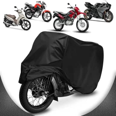 Capa de Cobrir Moto em Couro 100% Forrada Anti Risco Impermeável Térmica (BIZ 125 CC)
