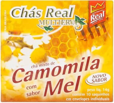 CHÁS REAL Real Multiervas Camomila E Mel