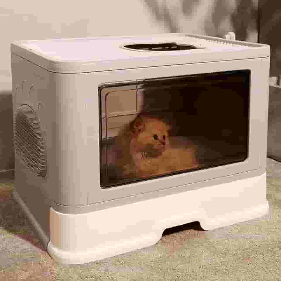 Banheiro Gato Caixa Areia Fechada Anti Odor MADOG CatBox Max MADOG