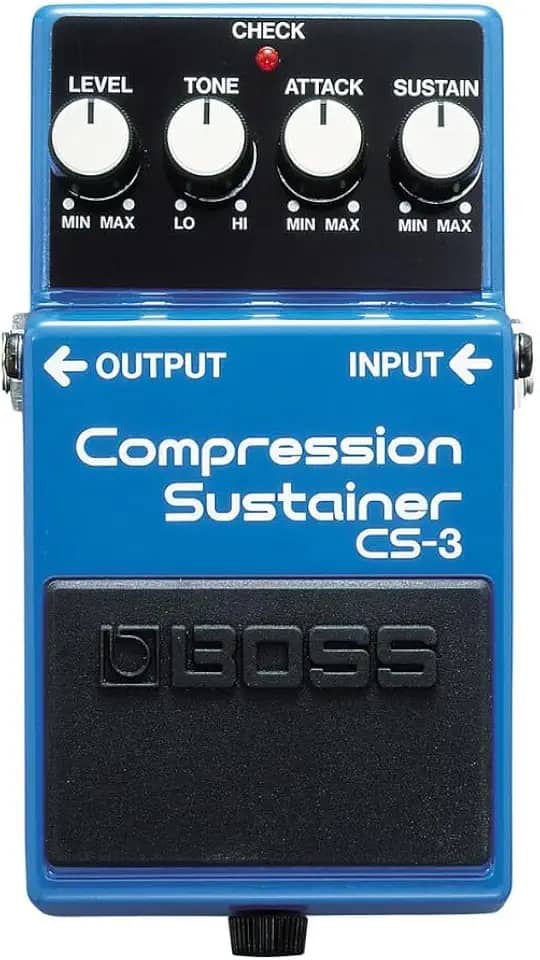 Pedal de Compressor para guitarra BOSS CS-3 Compression Sustainer
