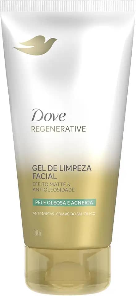 Dove Regenerative Gel de Limpeza Facial Efeito Matte & Antioleosidade 150ml